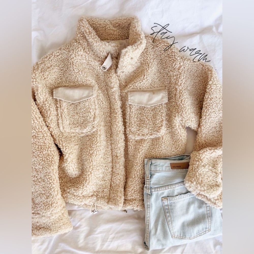 Sherpa Crop Jacket